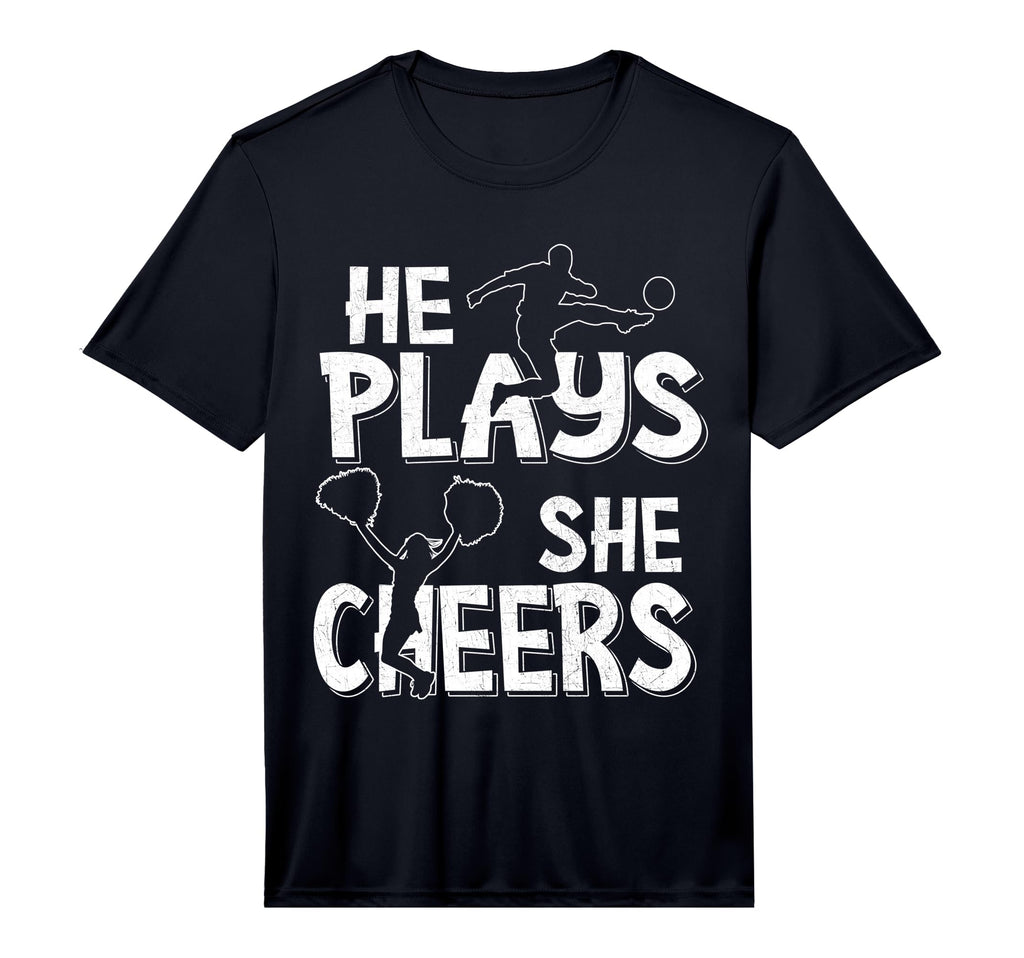 Mens Cheer Mom Soccer Son T-Shirt - Fun Novelty Design for Adults - T-Shirt, Sweatshirt, Hoodie
