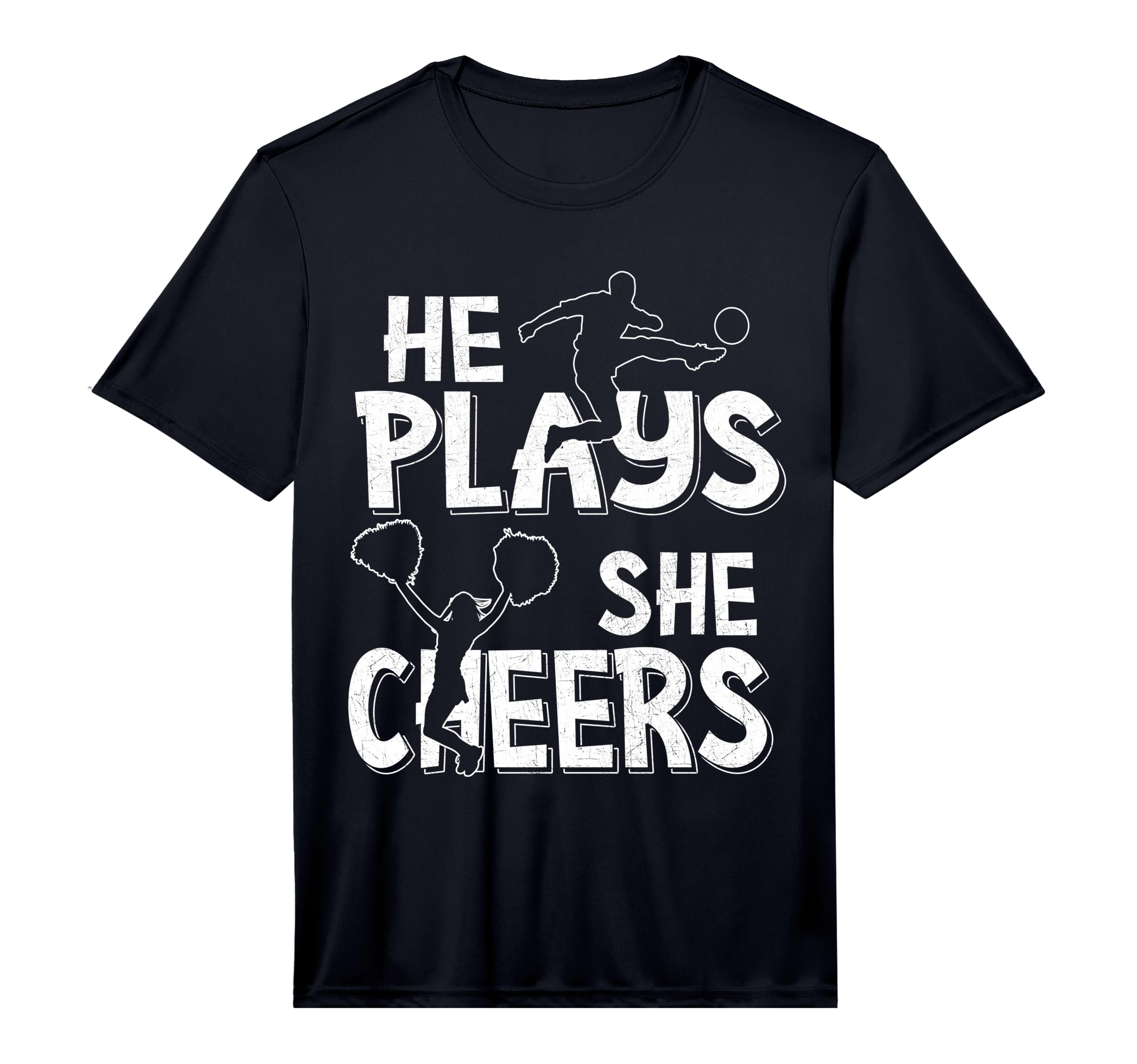 Mens Cheer Mom Soccer Son T-Shirt - Fun Novelty Design for Adults - T-Shirt, Sweatshirt, Hoodie