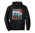 Best 1978 45Th Birthday Gifts Cassette Hoodie - Aesthetic Graphic Men Women - T-Shirt, Sweatshirt, Hoodie
