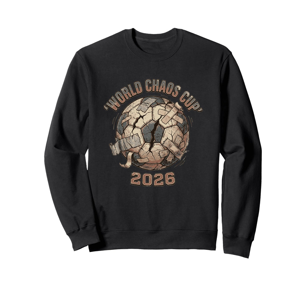 Chaos Cup Funny Soccer Football Ball Sweatshirt - Graphic Print Unisex - T-Shirt, Sweatshirt, Hoodie