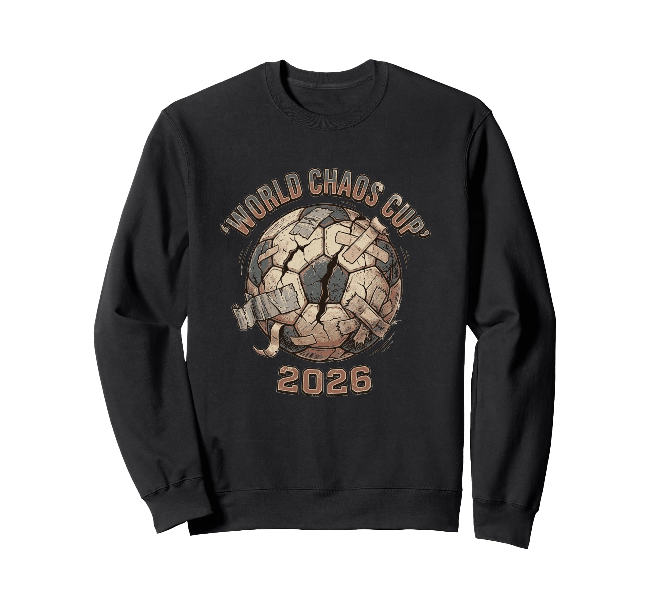 Chaos Cup Funny Soccer Football Ball Sweatshirt - Graphic Print Unisex - T-Shirt, Sweatshirt, Hoodie