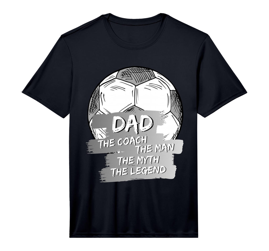 Mens Soccer Dad And Soccer Coach Soccer T-Shirt - Minimalist Print Unisex - T-Shirt, Sweatshirt, Hoodie