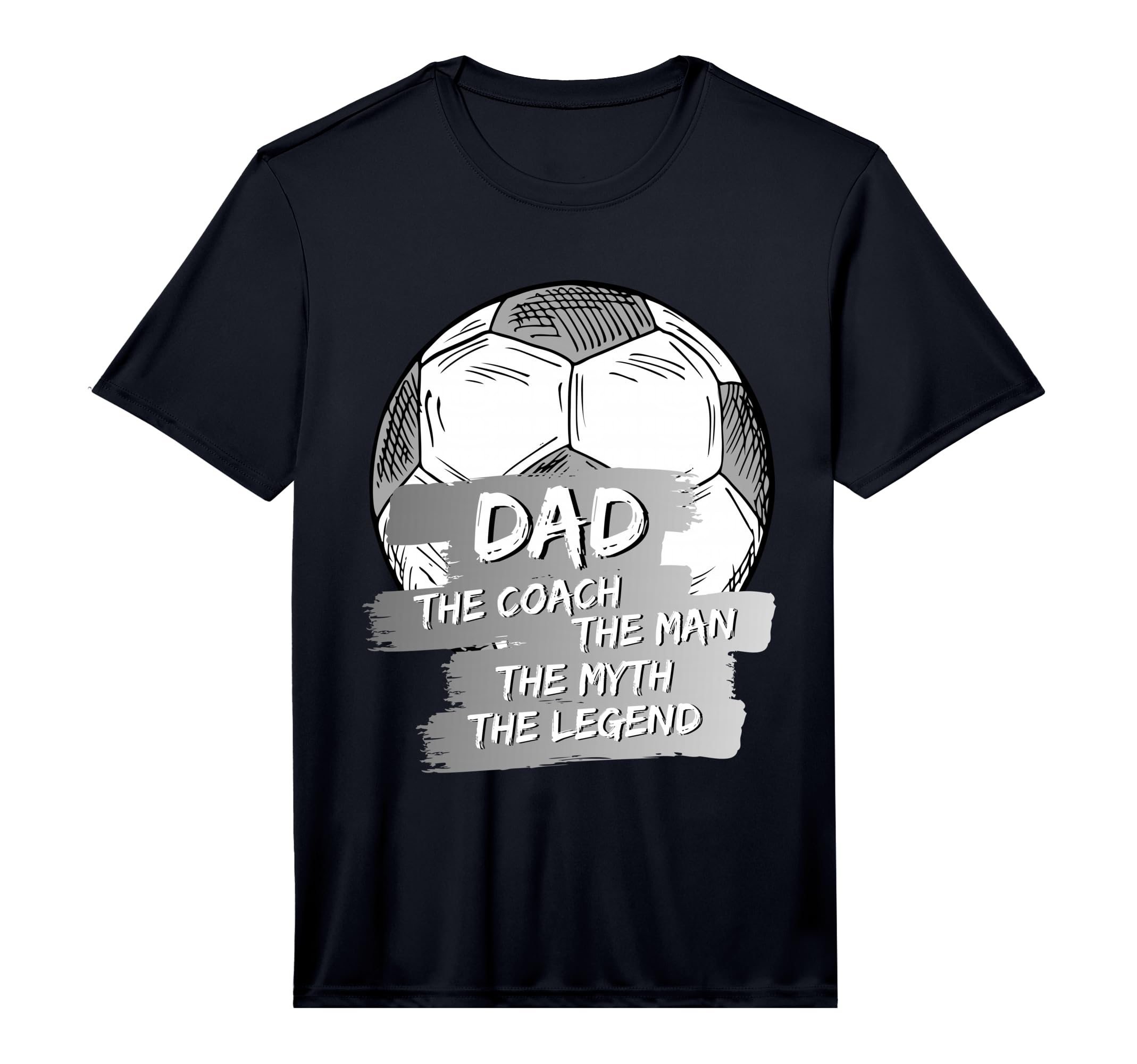 Mens Soccer Dad And Soccer Coach Soccer T-Shirt - Minimalist Print Unisex - T-Shirt, Sweatshirt, Hoodie
