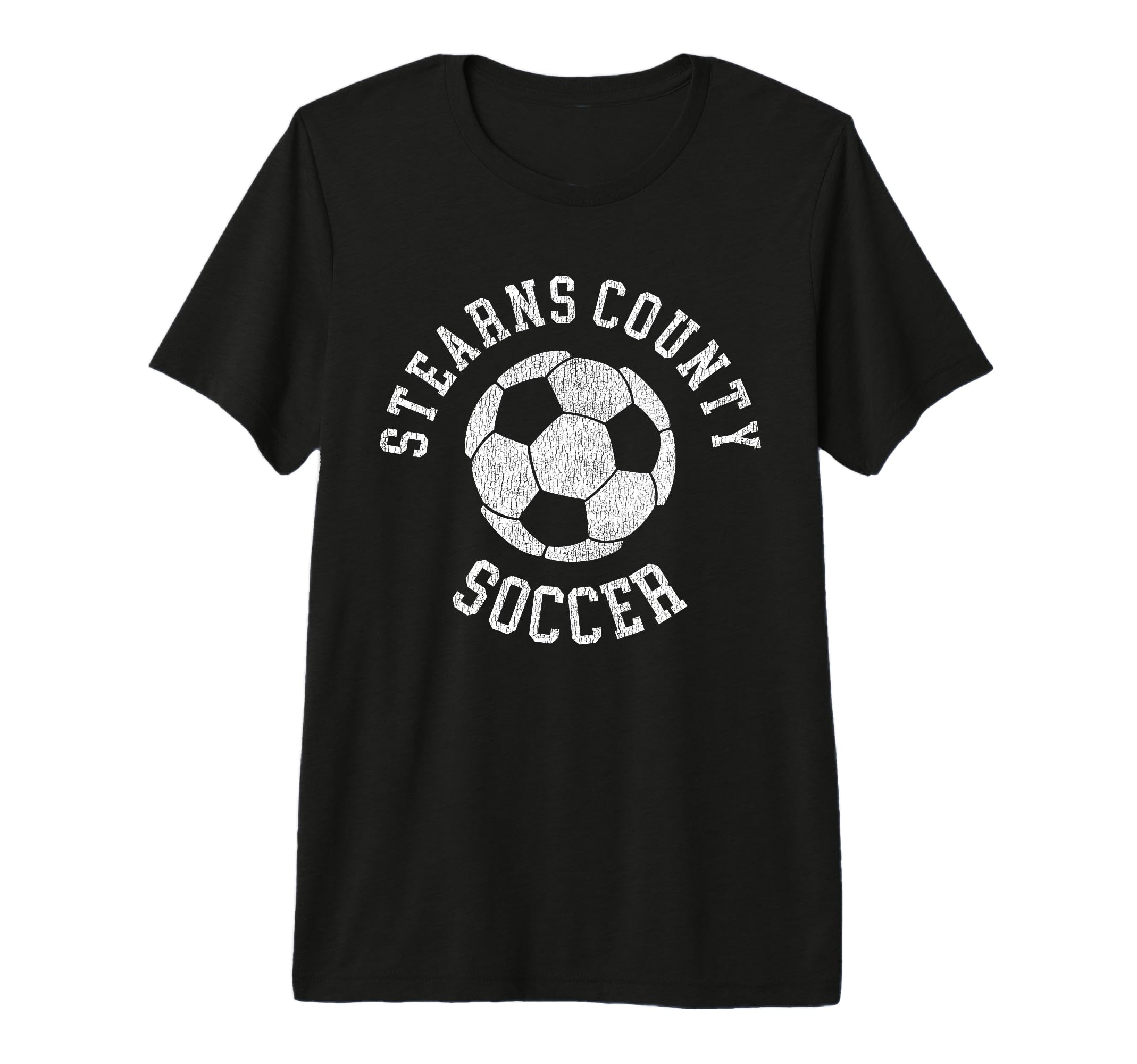 Stearns County Soccer Distressed 90S T-Shirt - Aesthetic Graphic Unisex - T-Shirt, Sweatshirt, Hoodie