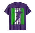 Nigeria Nigerian Flag Soccer Football T-Shirt - Minimalist Print for Adults - T-Shirt, Sweatshirt, Hoodie