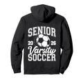 Soccer Senior Class 2026 High School Hoodie - Custom Art Print Unisex - T-Shirt, Sweatshirt, Hoodie