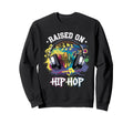 Raised Hip Hop Urban Dj Graffiti Sweatshirt - Minimalist Print for Adults - T-Shirt, Sweatshirt, Hoodie