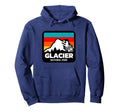 Glacier National Park Montana Family Hoodie - Novelty Apparel for Adults - T-Shirt, Sweatshirt, Hoodie