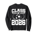 Class 2026 Soccer Senior Graduation Sweatshirt - Aesthetic Graphic Unisex - T-Shirt, Sweatshirt, Hoodie