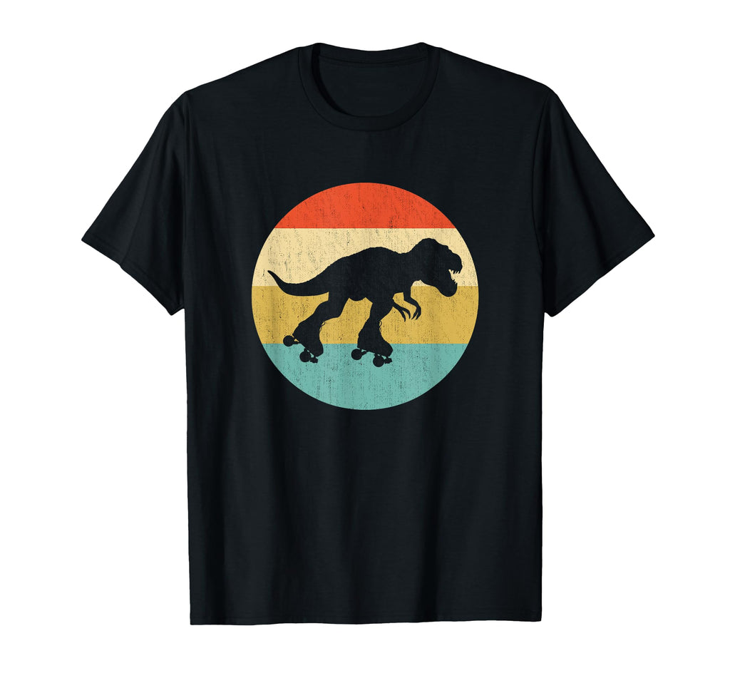 T Rex Dinosaur Roller Skate Skating T-Shirt - Aesthetic Graphic Men Women - T-Shirt, Sweatshirt, Hoodie