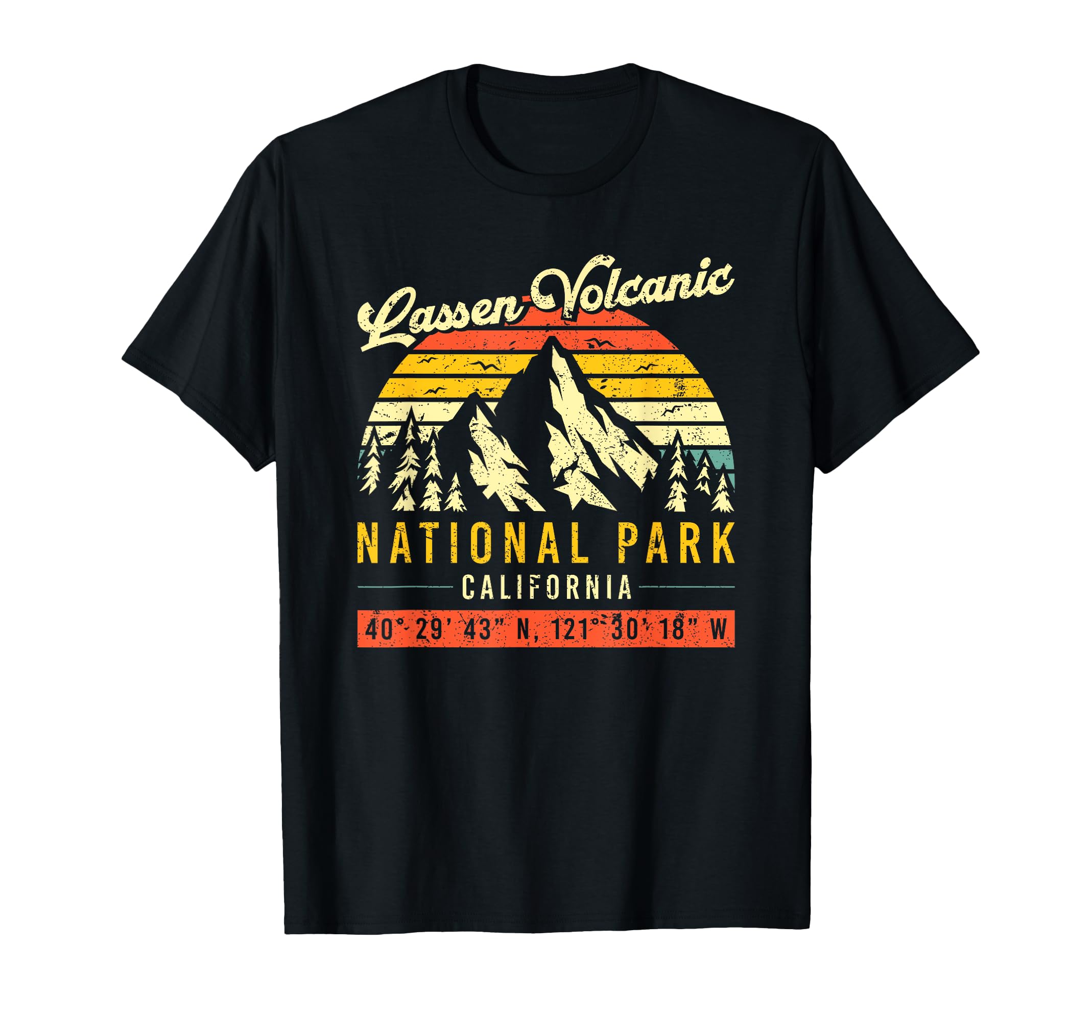 Lassen Volcanic California National T-Shirt - Fun Novelty Design Unisex - T-Shirt, Sweatshirt, Hoodie