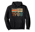 37 Year Old Born 1988 37Th Birthday Hoodie - Fun Novelty Design Unisex - T-Shirt, Sweatshirt, Hoodie