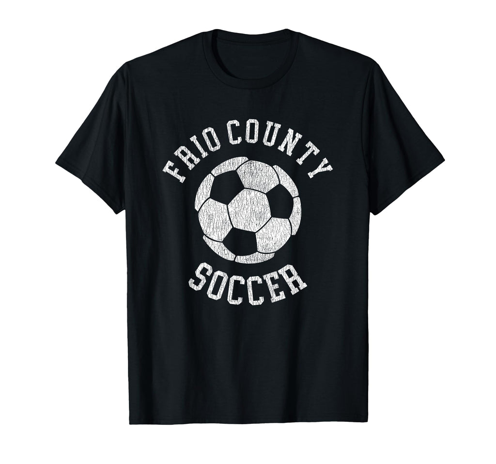 Frio County Soccer Distressed 90S T-Shirt - Minimalist Print Men Women - T-Shirt, Sweatshirt, Hoodie