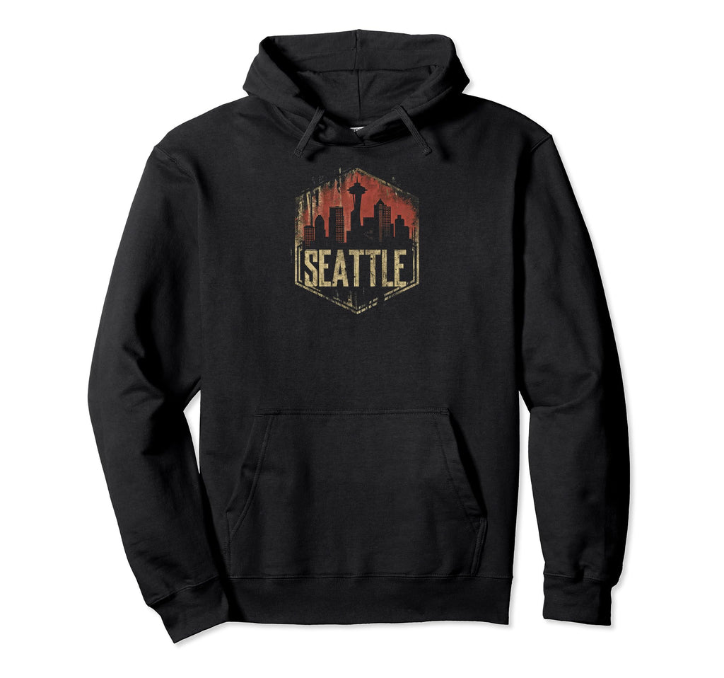 Seattle Grit 90S Grunge Urbandecay Mens Hoodie - Novelty Apparel Unisex - T-Shirt, Sweatshirt, Hoodie