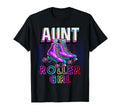 Aunt Roller Roller Skating Birthday T-Shirt - Minimalist Print Unisex - T-Shirt, Sweatshirt, Hoodie
