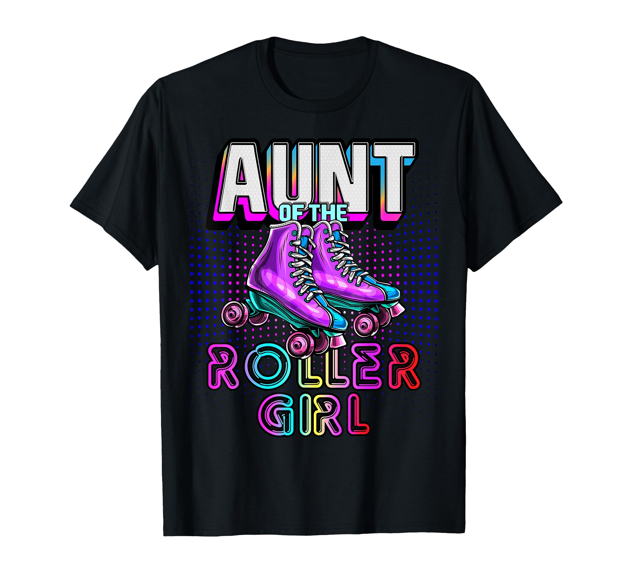 Aunt Roller Roller Skating Birthday T-Shirt - Minimalist Print Unisex - T-Shirt, Sweatshirt, Hoodie
