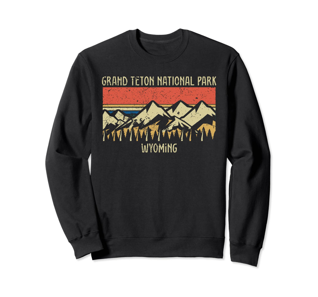 Grand Teton National Park Wyoming Sweatshirt - Custom Art Print Men Women - T-Shirt, Sweatshirt, Hoodie