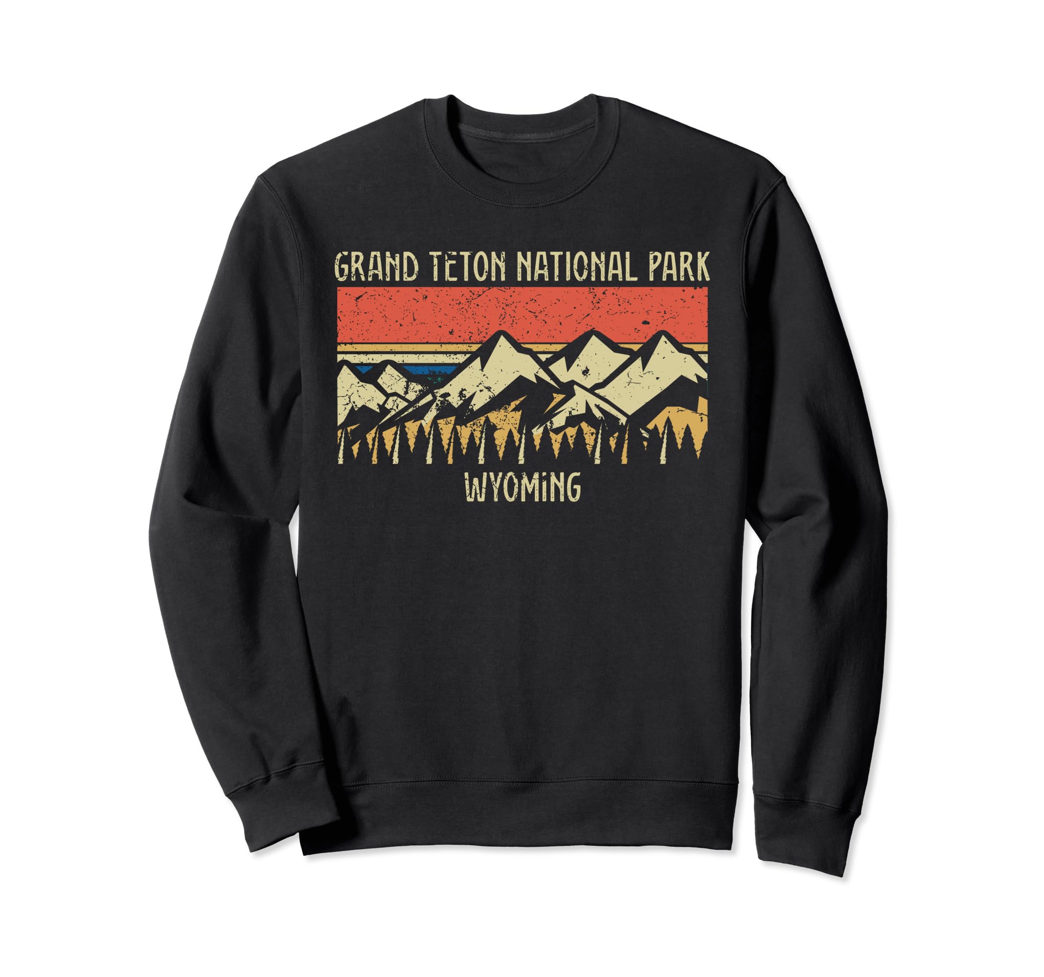 Grand Teton National Park Wyoming Sweatshirt - Custom Art Print Men Women - T-Shirt, Sweatshirt, Hoodie