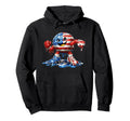 Colorful Dripping Soccer America Usa Hoodie - Streetwear Style Men Women - T-Shirt, Sweatshirt, Hoodie