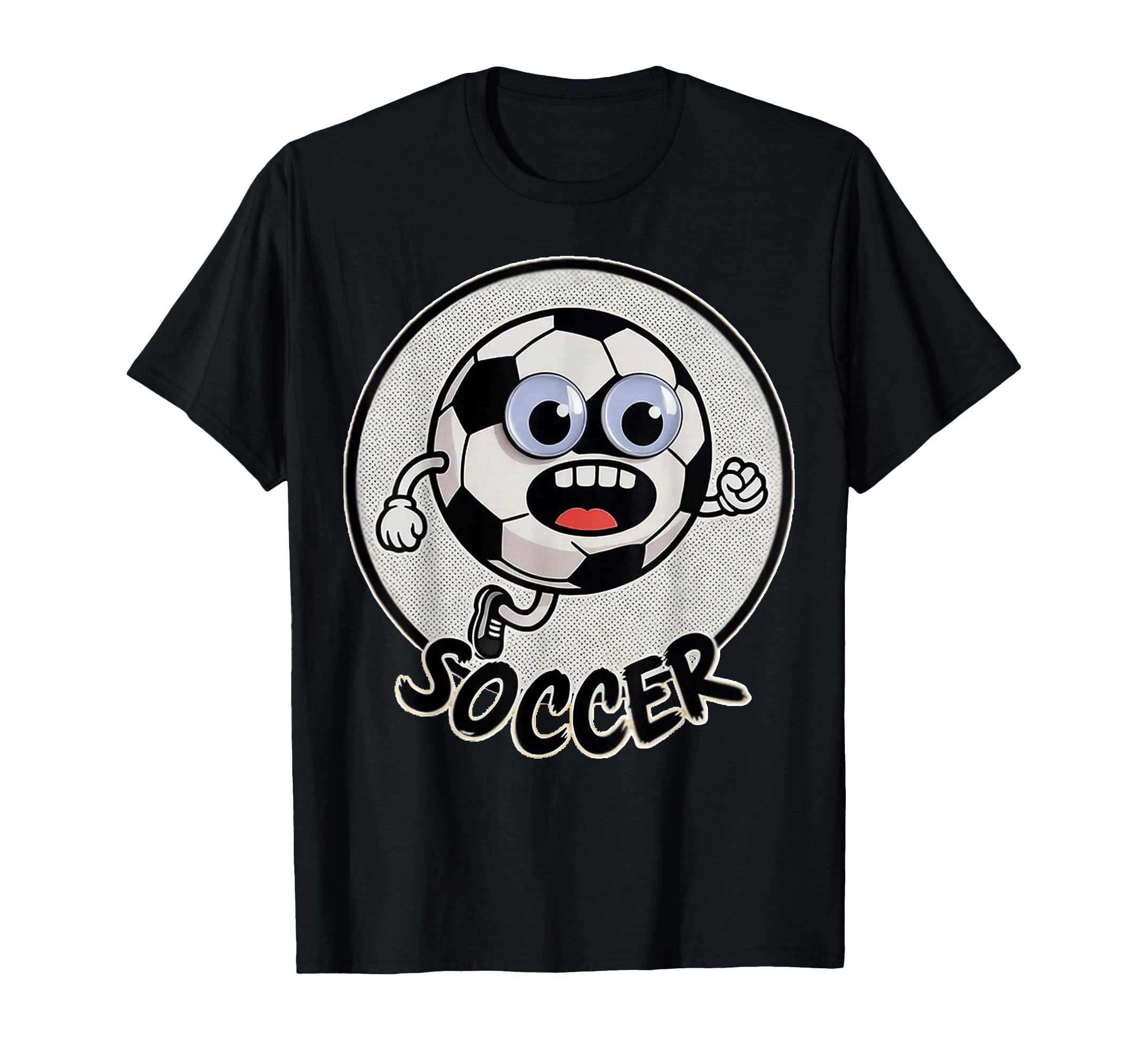 Soccer Ball Foodball Futbal Funny T-Shirt - Fun Novelty Design for Adults - T-Shirt, Sweatshirt, Hoodie