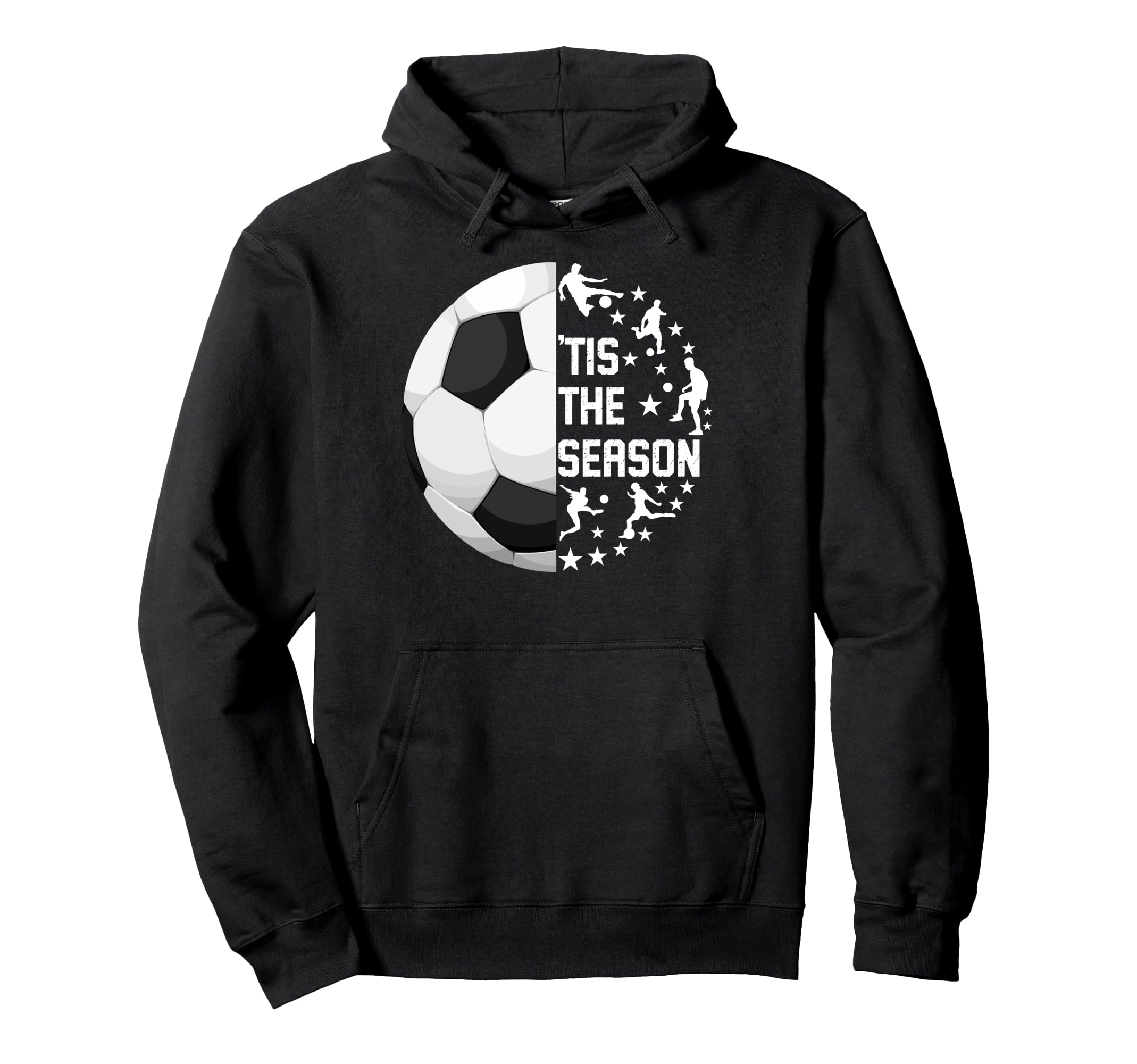 Tis Season Funny Soccer Hoodie - Unique Graphic Unisex - T-Shirt, Sweatshirt, Hoodie