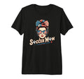 Patriotic Soccer Mom American Flag T-Shirt - Novelty Apparel Unisex - T-Shirt, Sweatshirt, Hoodie