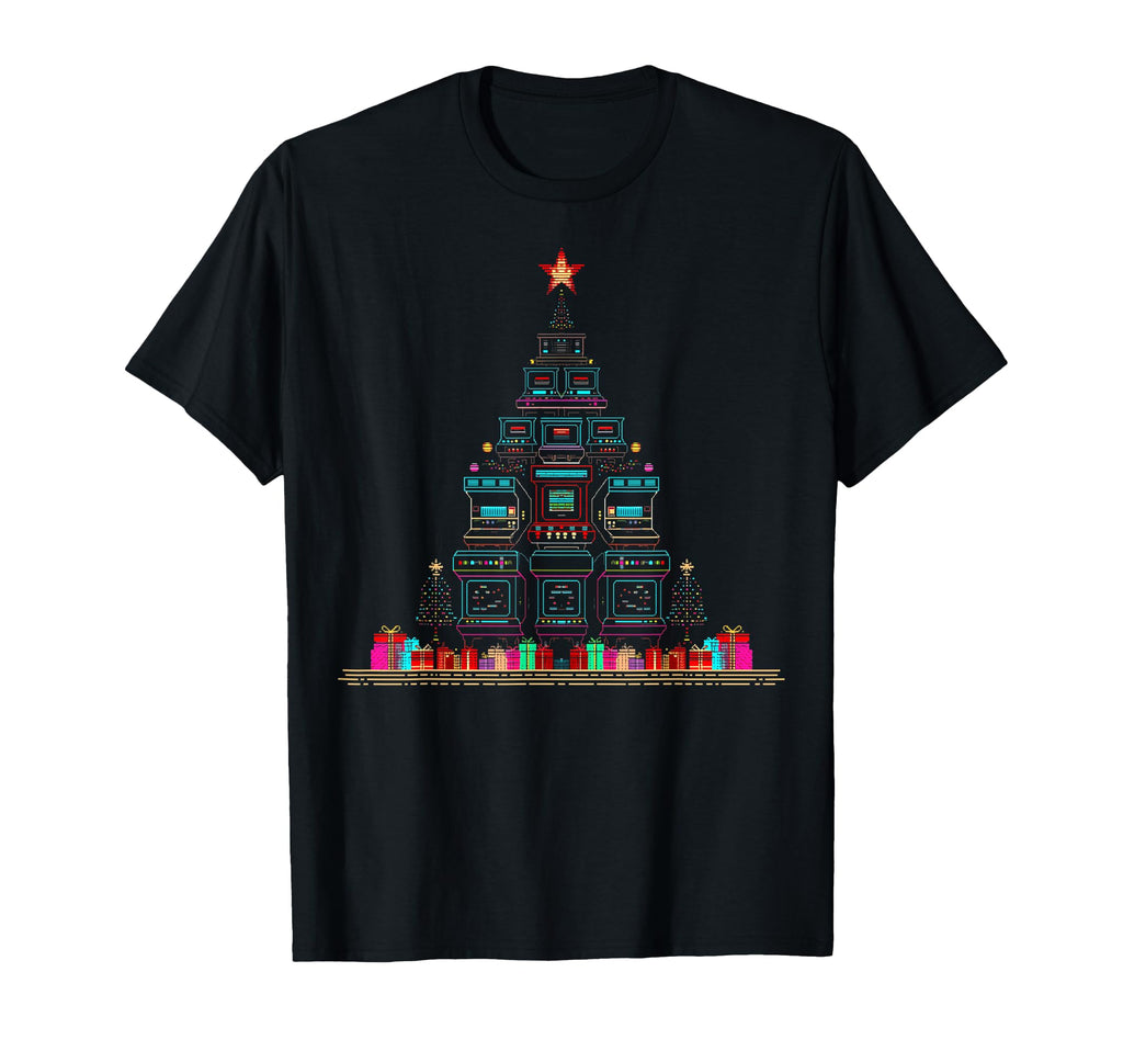 Arcade Games Gaming Tree T-Shirt - Custom Art Print for Adults - T-Shirt, Sweatshirt, Hoodie