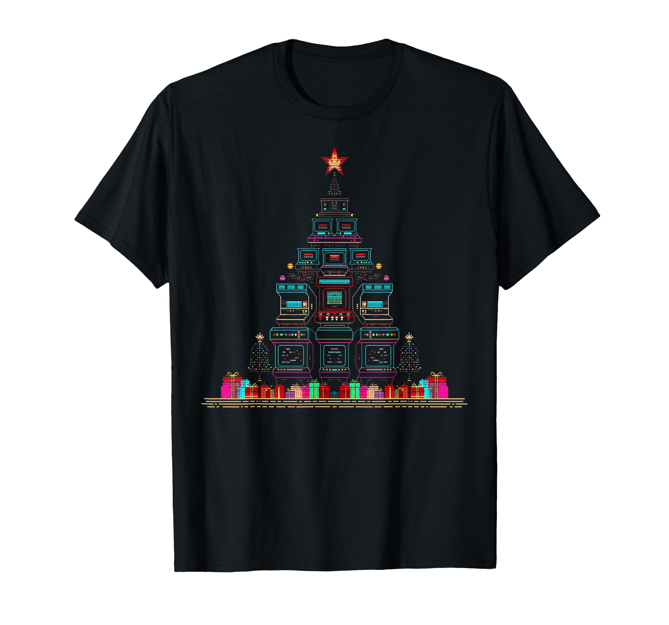 Arcade Games Gaming Tree T-Shirt - Custom Art Print for Adults - T-Shirt, Sweatshirt, Hoodie