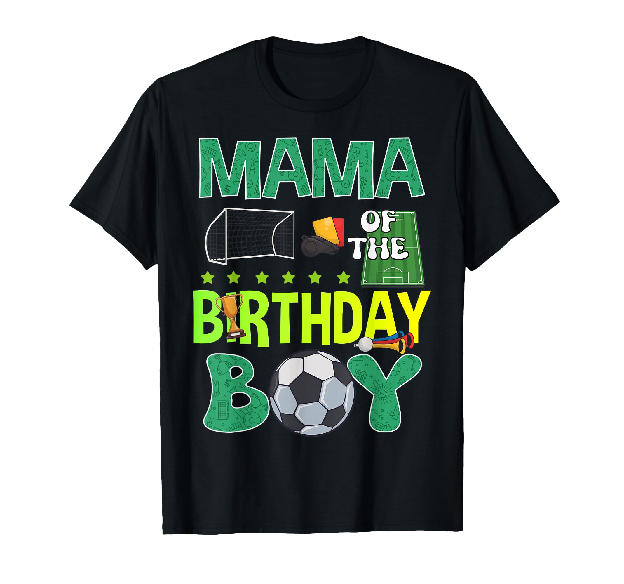 Soccer Goal Birthday Party Trophy Ball T-Shirt - Custom Art Print Unisex - T-Shirt, Sweatshirt, Hoodie