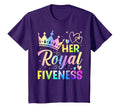 Her Royal Fiveness 5Th Birthday 5 Years Old T-Shirt - Unique Graphic Unisex - T-Shirt, Sweatshirt, Hoodie