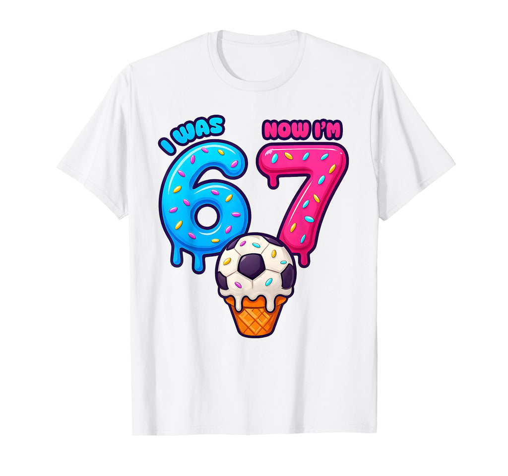 I Was 6 Now Im 7 7Th Birthday Ice T-Shirt - Casual Everyday Wear Men Women - T-Shirt, Sweatshirt, Hoodie