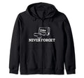 Never Forget Cassette Tapes Music Sweatshirt - Fun Novelty Design Unisex - T-Shirt, Sweatshirt, Hoodie