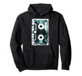 Cassette Tape Audio Music 90S Distressed Hoodie - Minimalist Print Unisex - T-Shirt, Sweatshirt, Hoodie