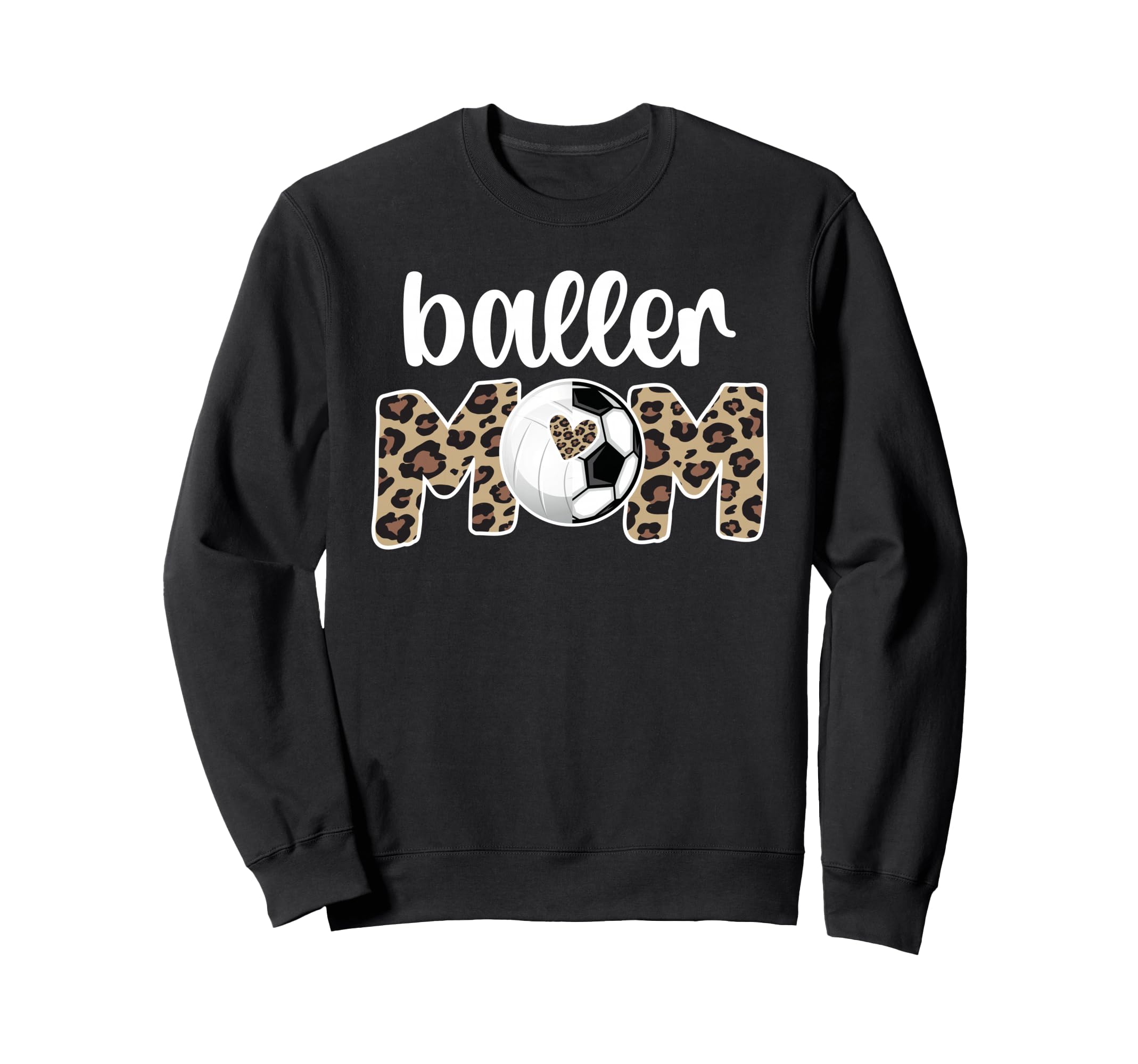 Baller Mom Proud Volleyball Sweatshirt - Aesthetic Graphic for Adults - T-Shirt, Sweatshirt, Hoodie