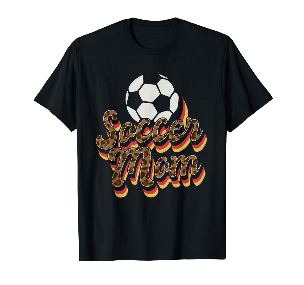 Soccer Mom Leopard Soccer Mama Mothers T-Shirt - Fun Novelty Design Unisex - T-Shirt, Sweatshirt, Hoodie
