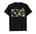 Old School Og Hip Hop Vinyl Cds Tapes T-Shirt - Graphic Print Men Women - T-Shirt, Sweatshirt, Hoodie
