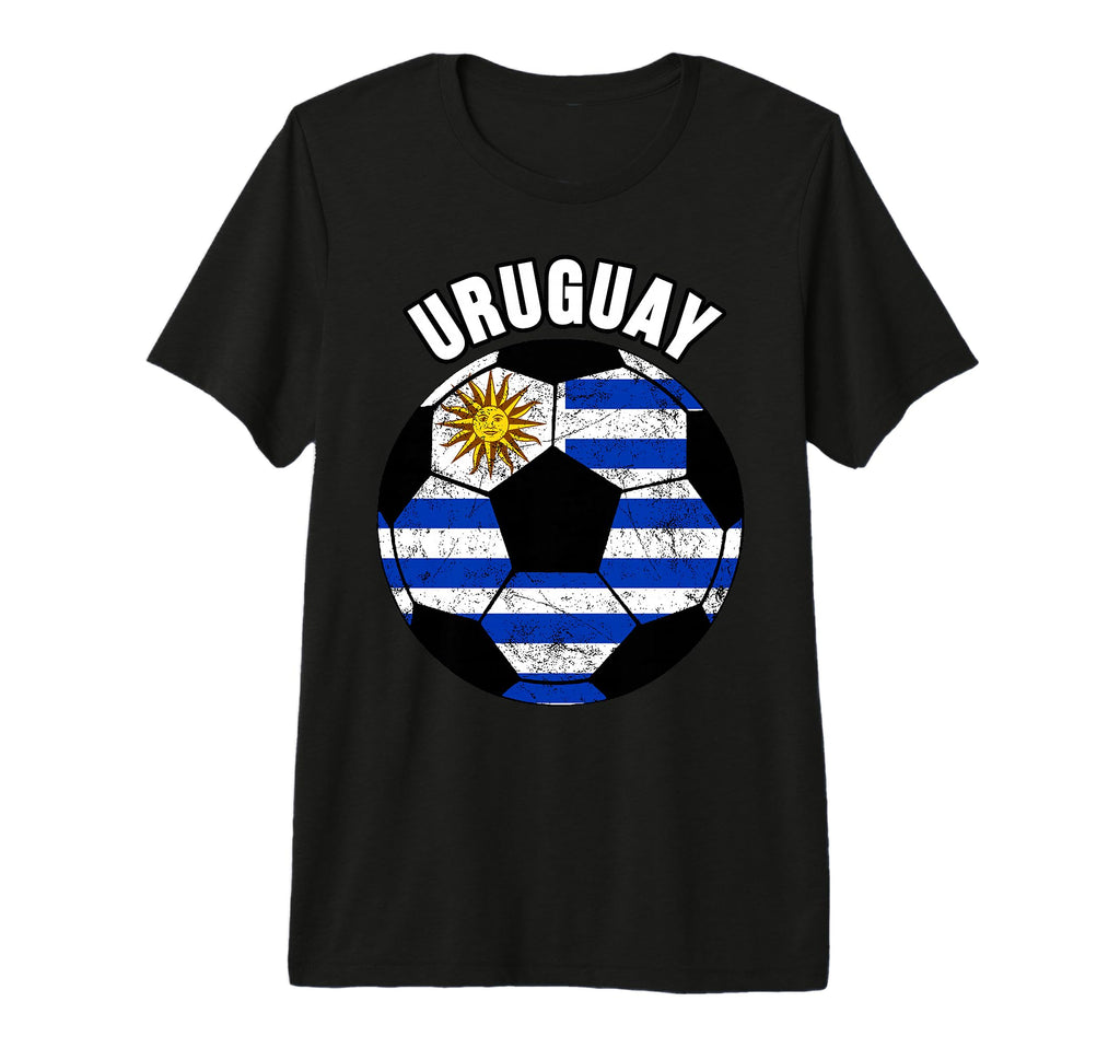 Uruguay Soccer Game Player T-Shirt - Fun Novelty Design for Adults - T-Shirt, Sweatshirt, Hoodie