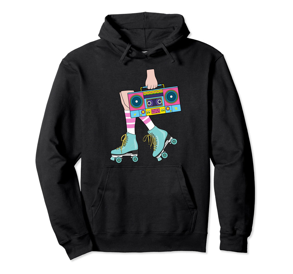 Roller Skating 80S Roller Funny Hoodie - Casual Everyday Wear Unisex - T-Shirt, Sweatshirt, Hoodie