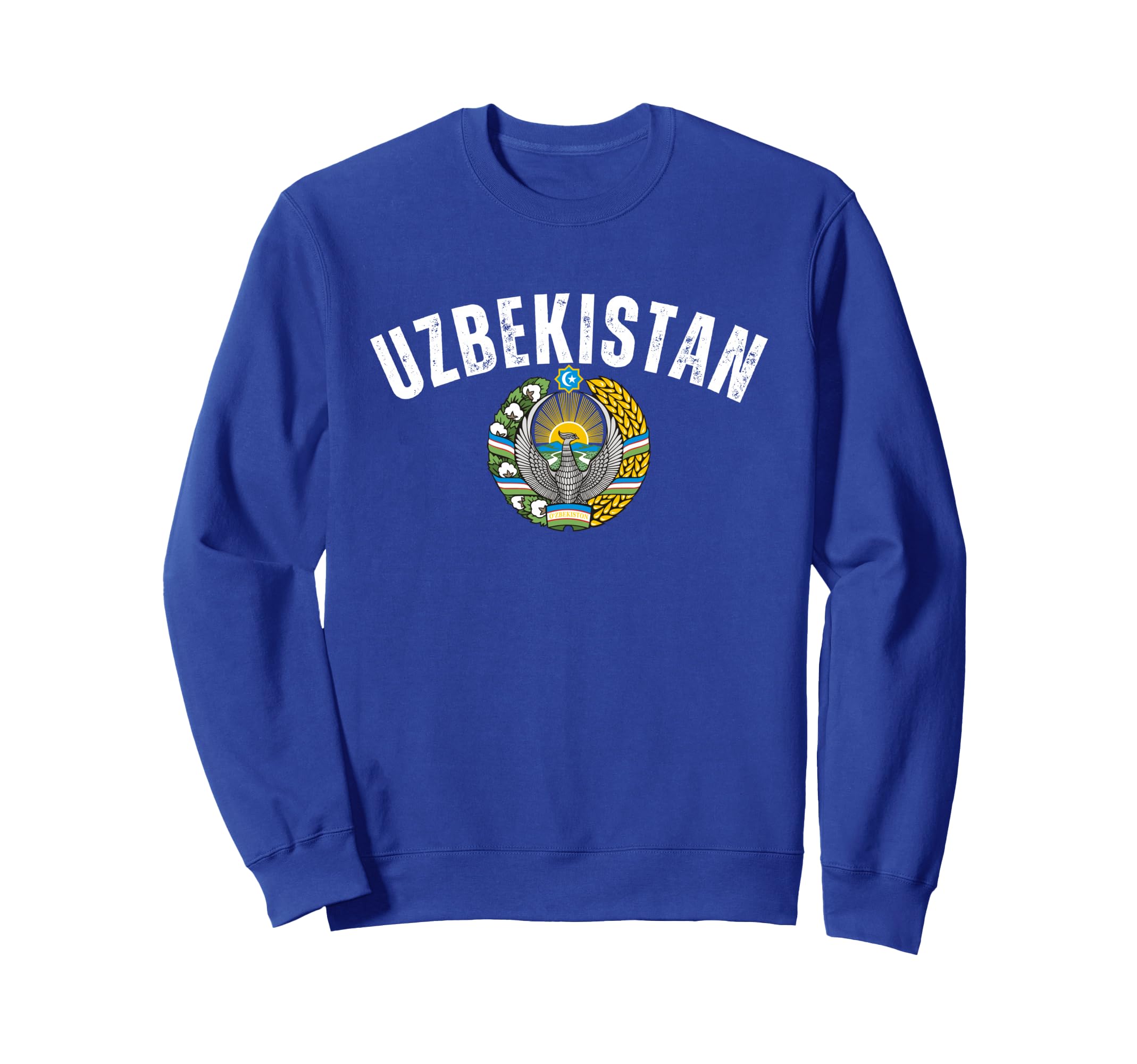 Uzbekistan Pride Emblem Soccer Fan Sweatshirt - Novelty Apparel Men Women - T-Shirt, Sweatshirt, Hoodie