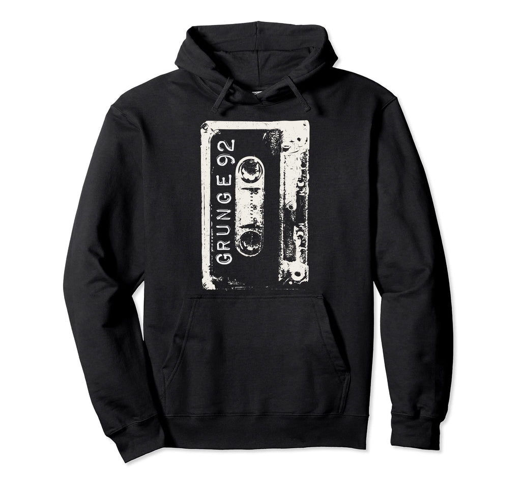 Grunge 90S Concert Mixtape Hoodie - Casual Everyday Wear Unisex - T-Shirt, Sweatshirt, Hoodie