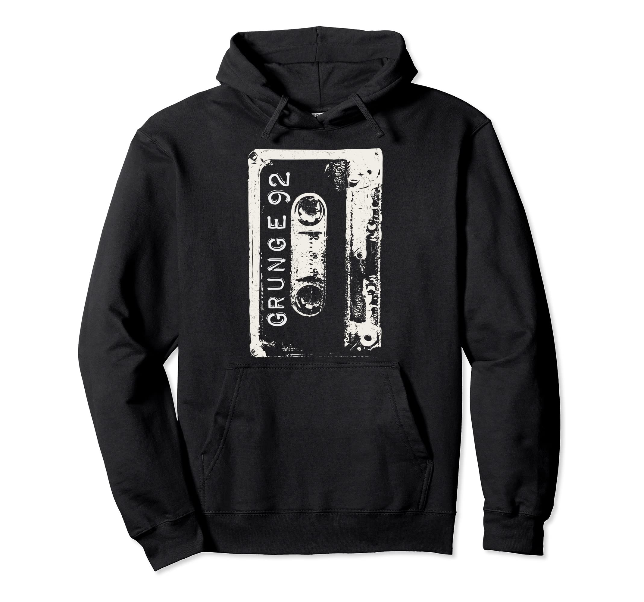 Grunge 90S Concert Mixtape Hoodie - Casual Everyday Wear Unisex - T-Shirt, Sweatshirt, Hoodie