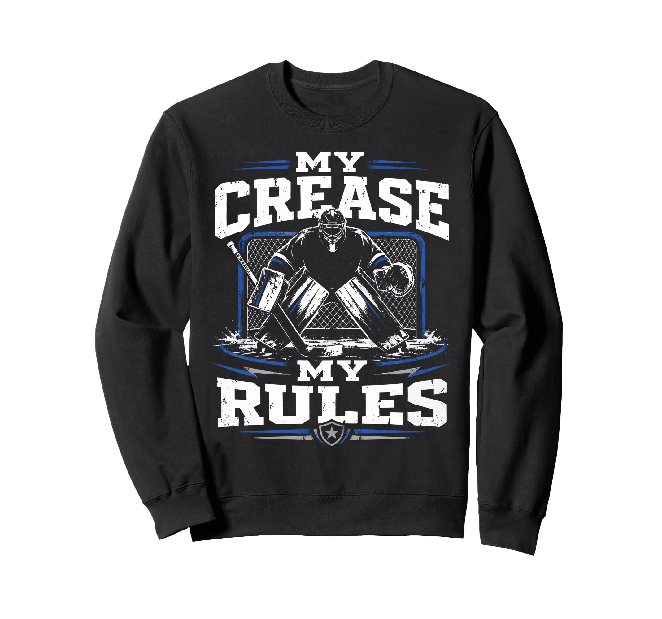 Ice Hockey Goalie Crease Hockey Sweatshirt - Unique Graphic for Adults - T-Shirt, Sweatshirt, Hoodie