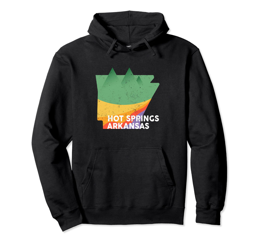 Hot Springs National Park Arkansas Hoodie - Custom Art Print Men Women - T-Shirt, Sweatshirt, Hoodie