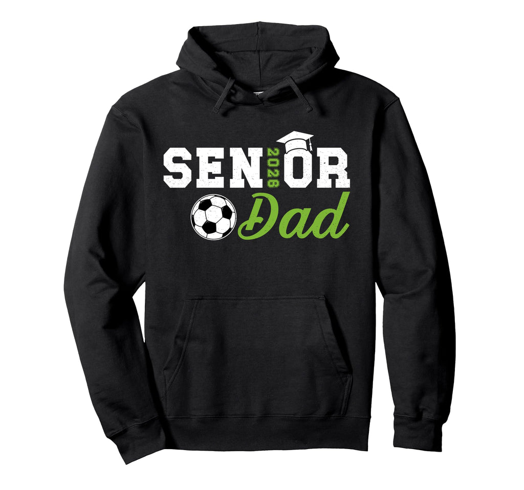 Soccer Senior Dad Senior Soccer Hoodie - Casual Everyday Wear for Adults - T-Shirt, Sweatshirt, Hoodie
