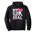 Proud Field Hockey Goalkeeper Mom Hoodie - Minimalist Print for Adults - T-Shirt, Sweatshirt, Hoodie