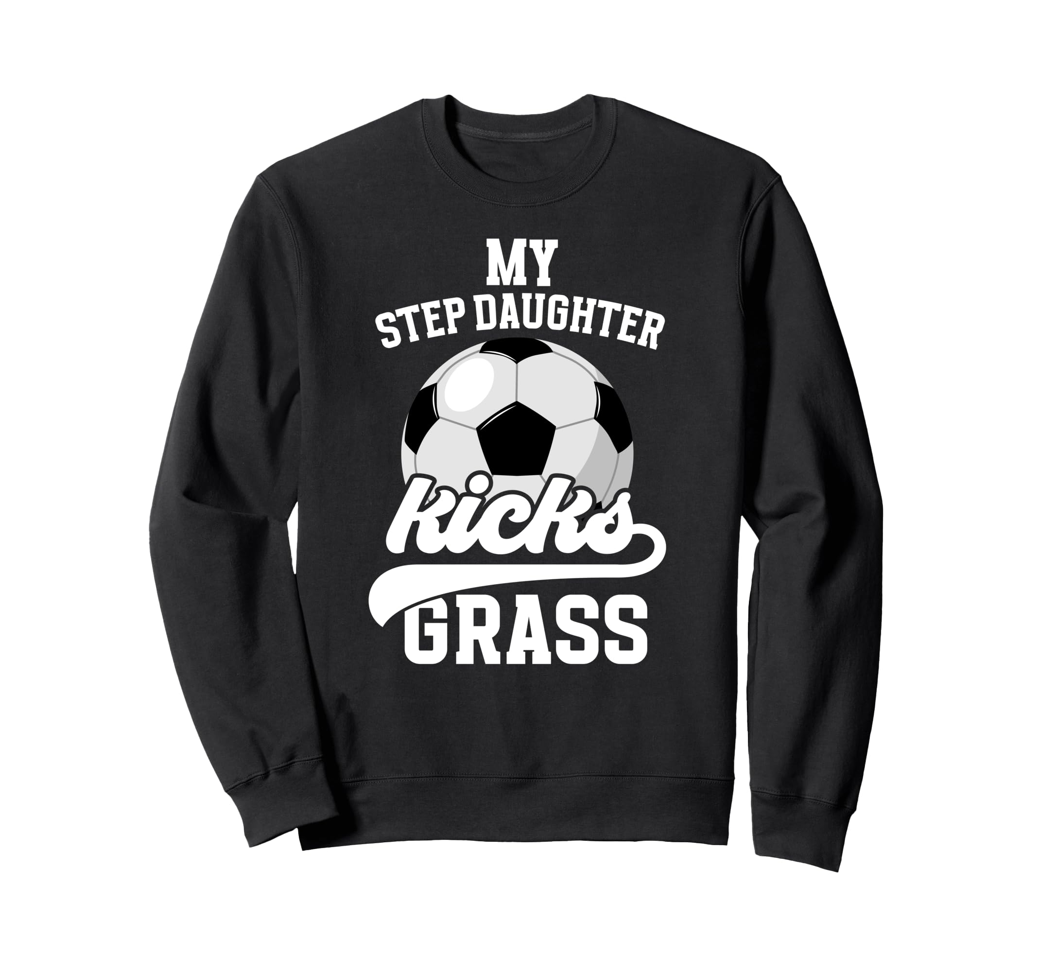 Proud Soccer Step Mom Soccer Sweatshirt - Fun Novelty Design for Adults - T-Shirt, Sweatshirt, Hoodie