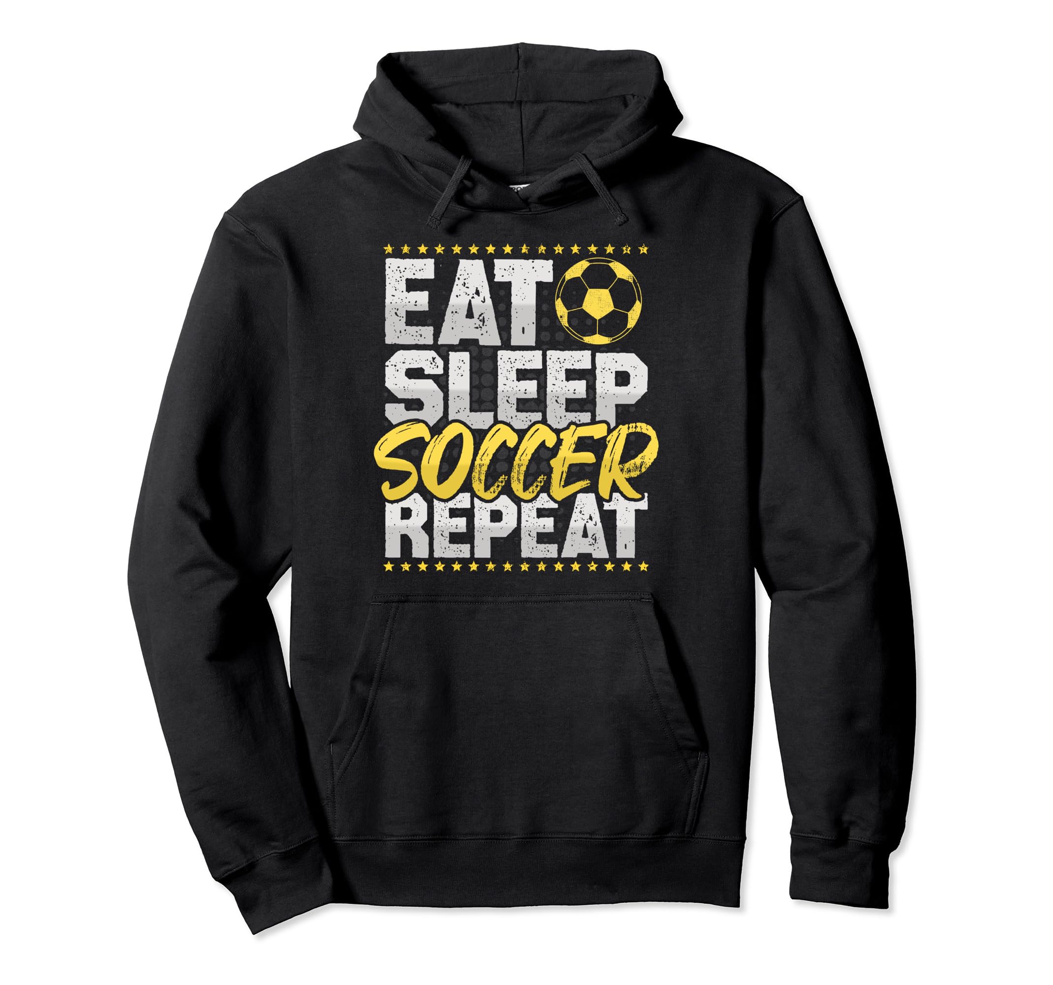 Soccer Repeat Soccer Player Soccer Hoodie - Streetwear Style for Adults - T-Shirt, Sweatshirt, Hoodie