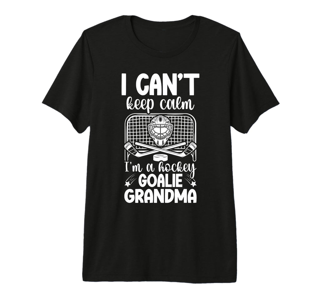 Im Hockey Goalie Grandma Ice Hockey T-Shirt - Aesthetic Graphic Men Women - T-Shirt, Sweatshirt, Hoodie