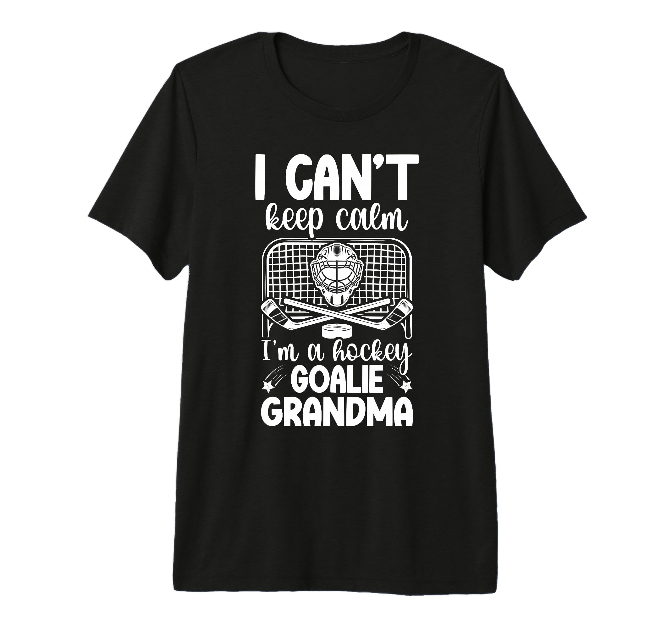 Im Hockey Goalie Grandma Ice Hockey T-Shirt - Aesthetic Graphic Men Women - T-Shirt, Sweatshirt, Hoodie