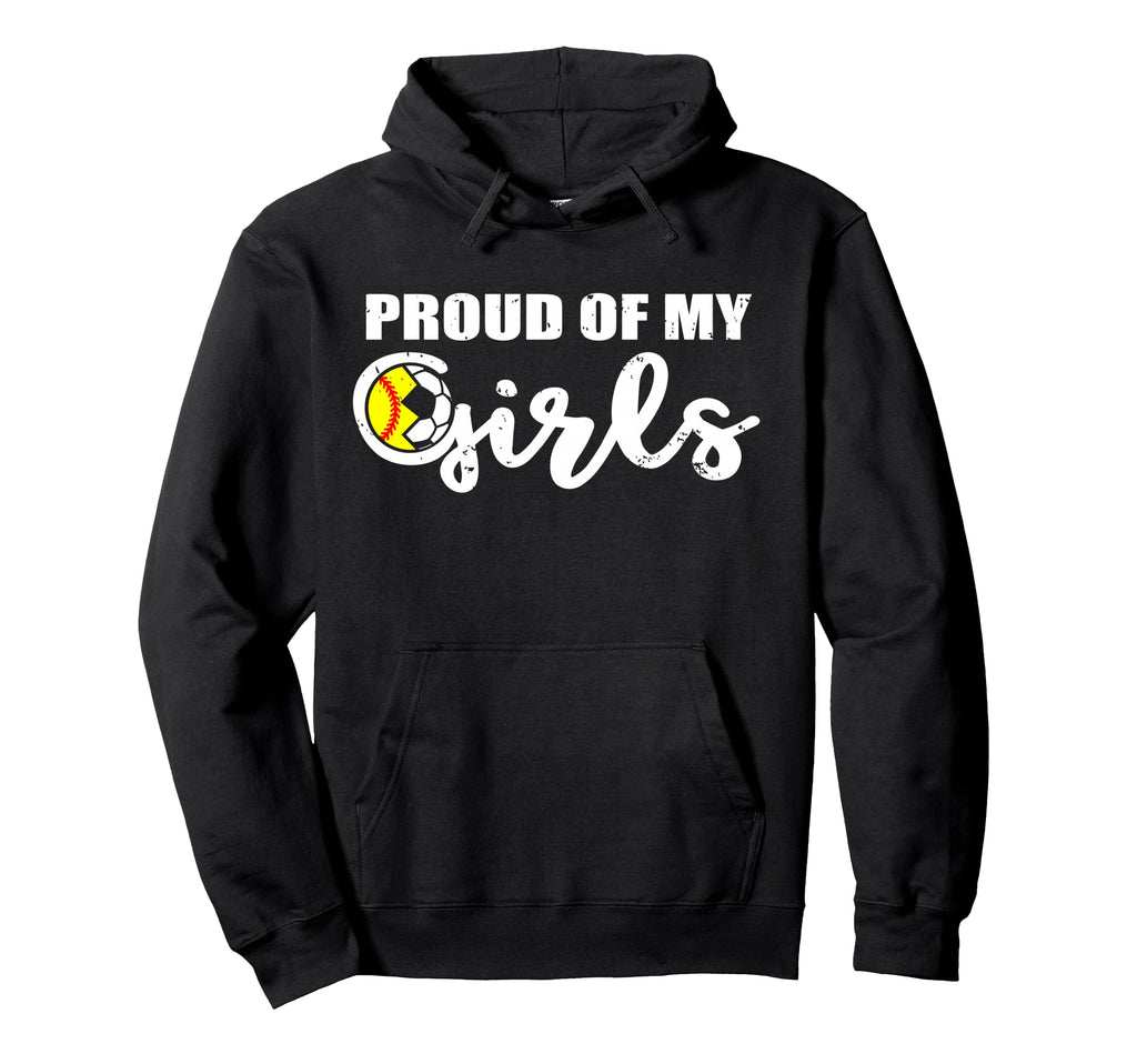 Proud My Funny Softball Soccer Mom Hoodie - Minimalist Print Men Women - T-Shirt, Sweatshirt, Hoodie